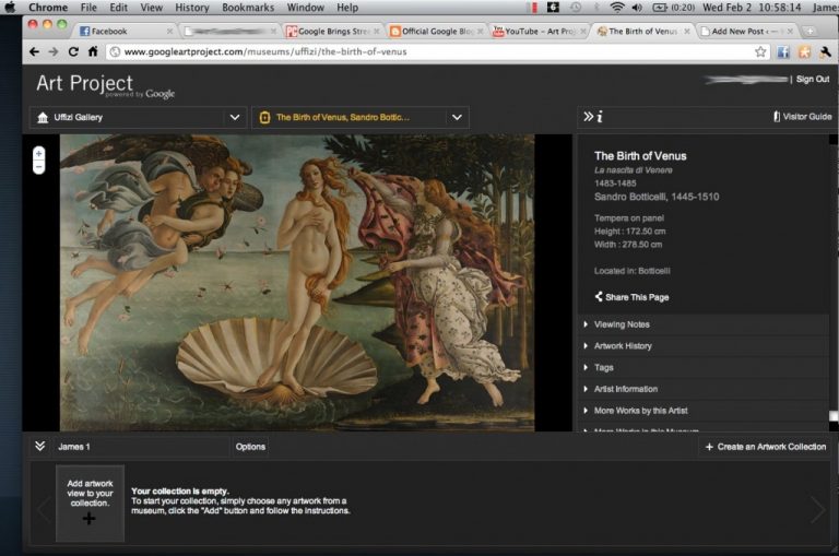 Google, con “Art Talks” tour dell’arte mondiale in hangout