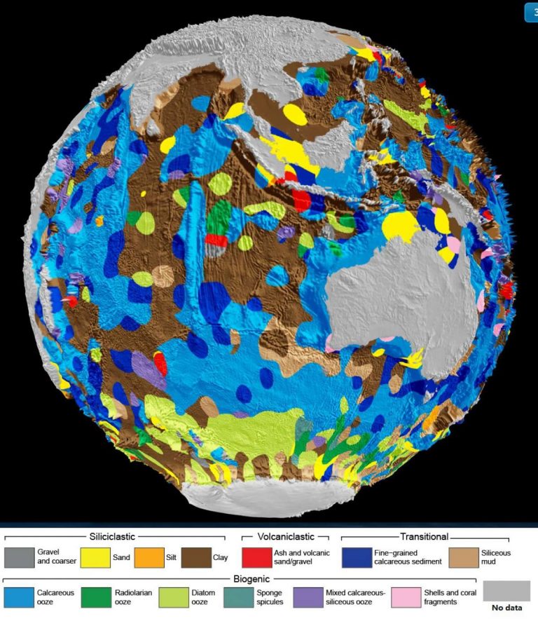 Un algoritmo disegna la prima mappa digitale degli oceani