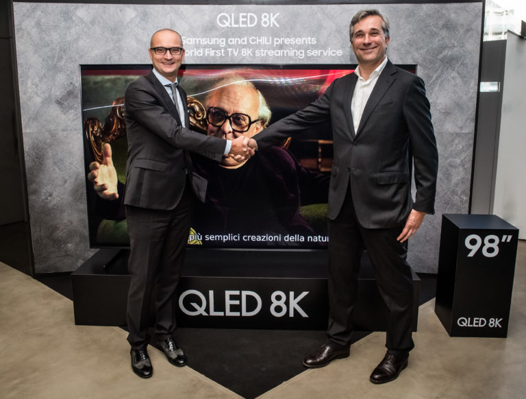 Prima mondiale per i contenuti 8K in Tv: asse Samsung-Chili