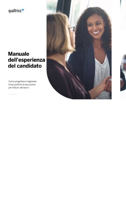 Immagine del whitepaper: Manuale dell’esperienza del candidato: una guida HR per migliorare le pratiche di assunzione