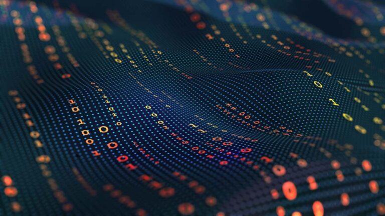 Terabytes,Of,Binary,Code,Data,Flying,In,A,Stream,Of