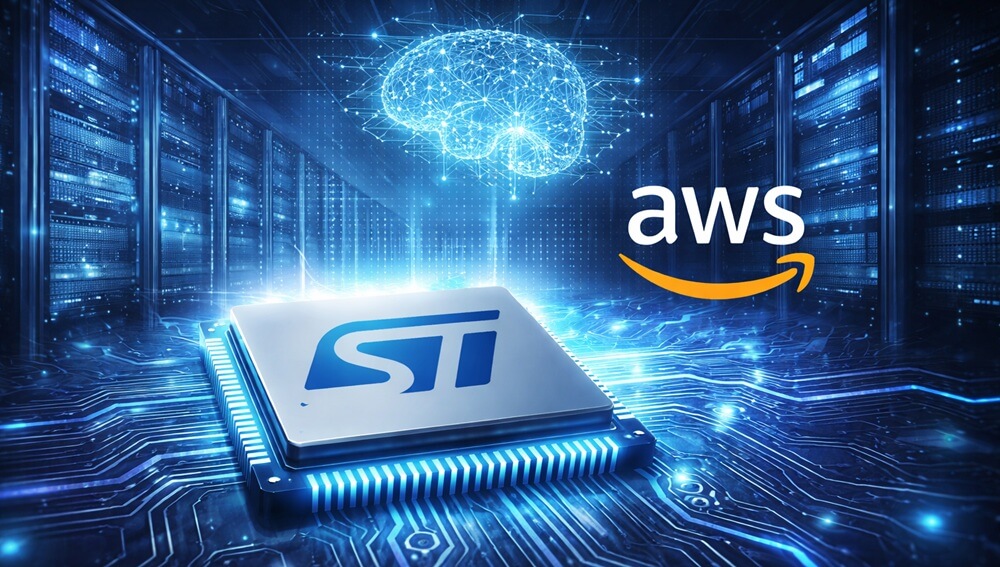 STM AWS accordo semiconduttori