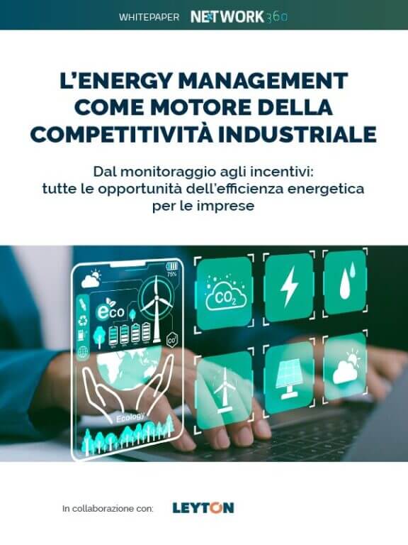 Dal monitoraggio agli incentivi: l’Energy Management come leva di competitività industriale
