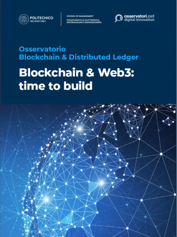 Blockchain & Web3: il punto di vista dell’Osservatorio Blockchain & Distributed Ledge