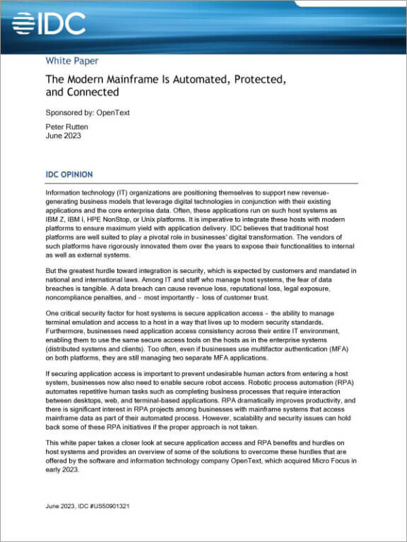 Guida al mainframe moderno: automatizzato, protetto e connesso