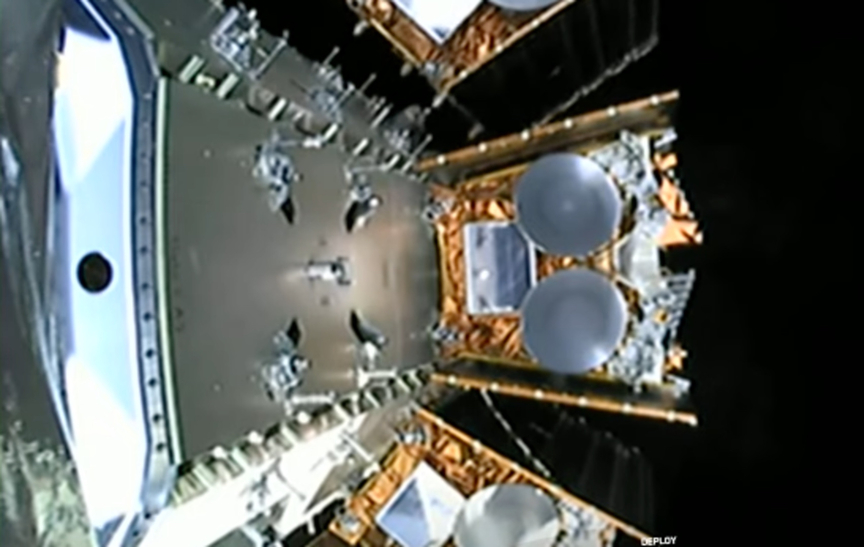 Release_of_the_JoeySat_telecommunications_satellite_pillars