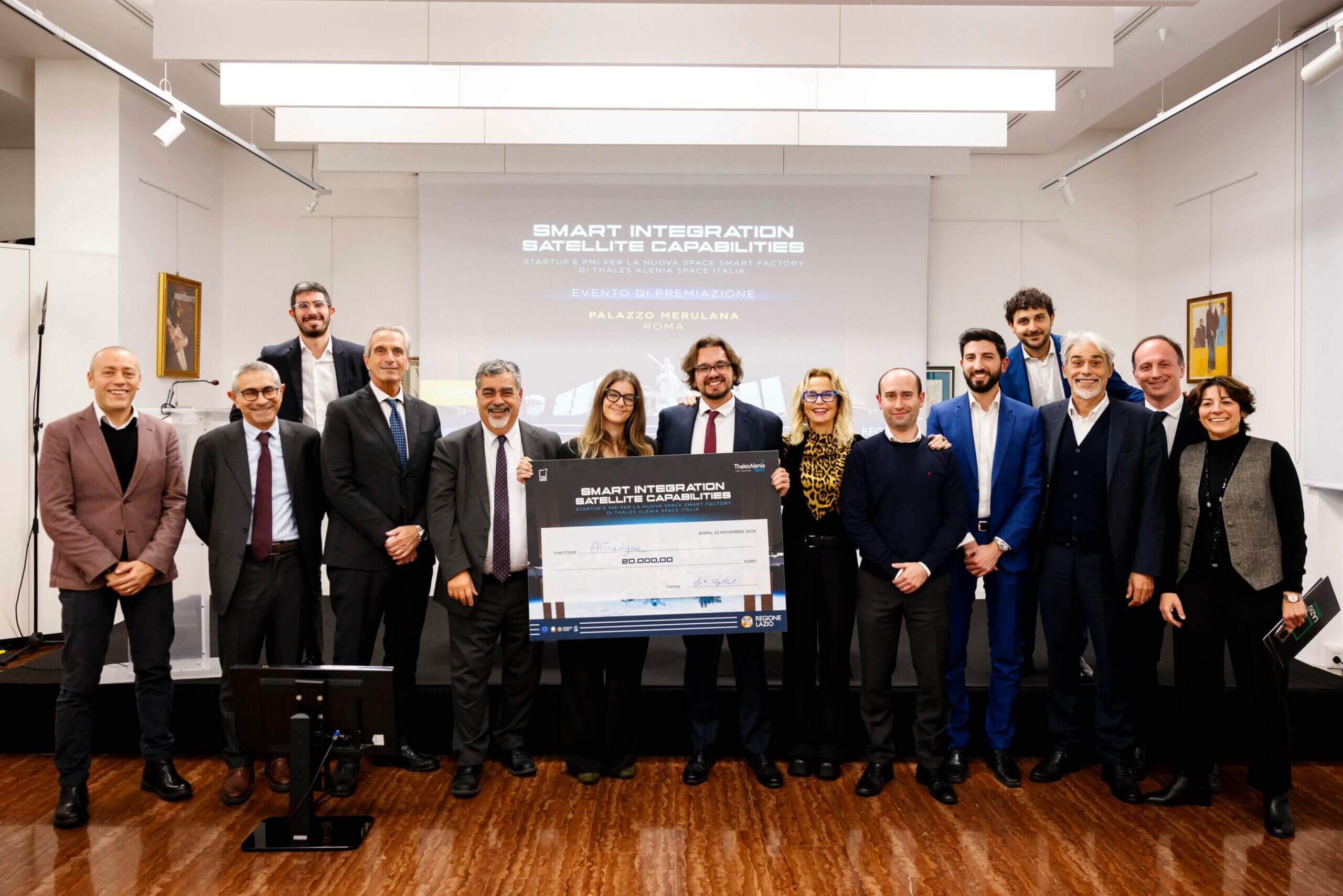 Gruppo challenge Thales com vincitori