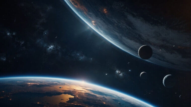 Aerospazio, pianeti, orbita, terra