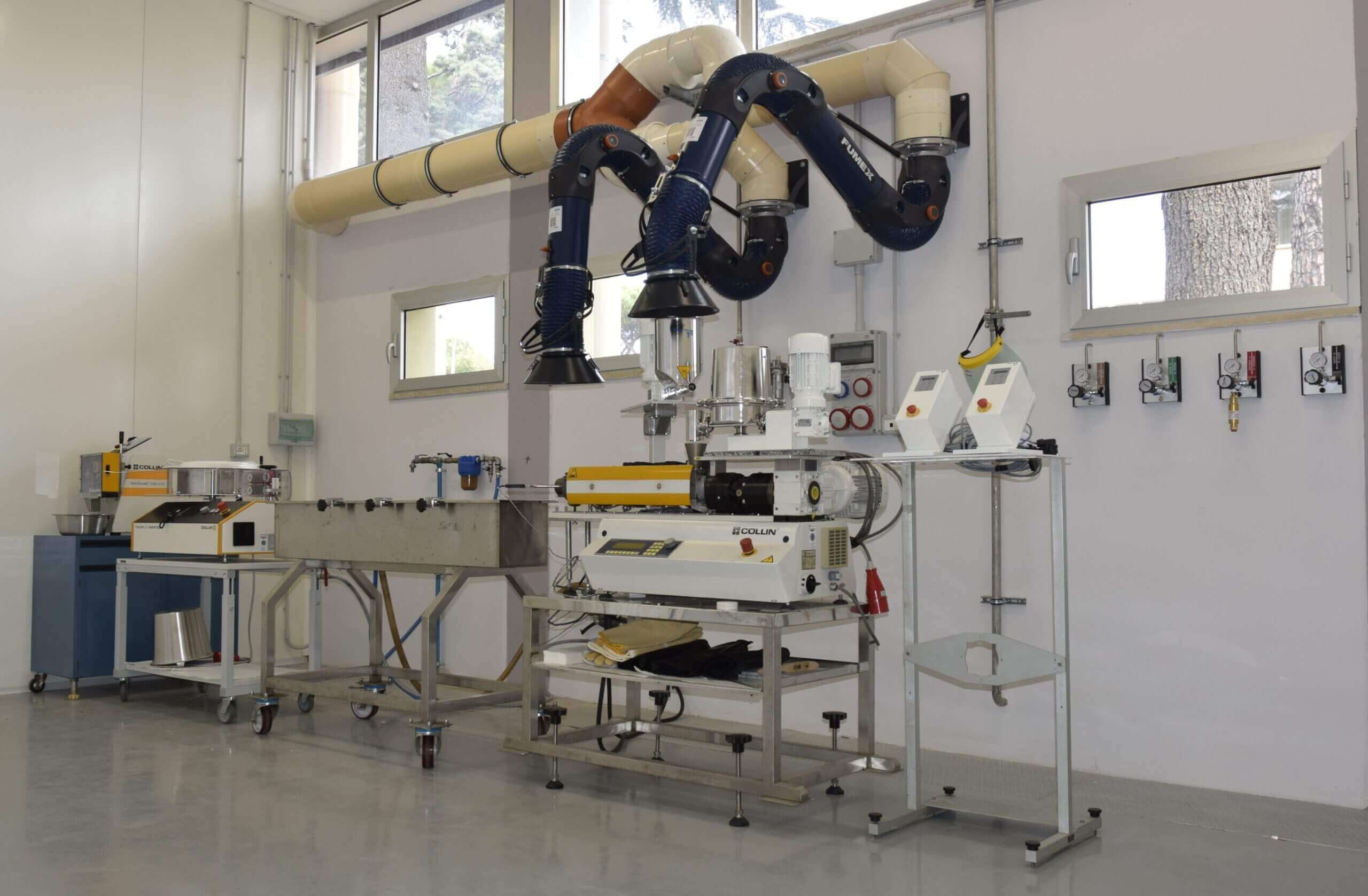 MAIA – Linea di estrusione per la realizzazione di filamenti per stampanti 3D FDM