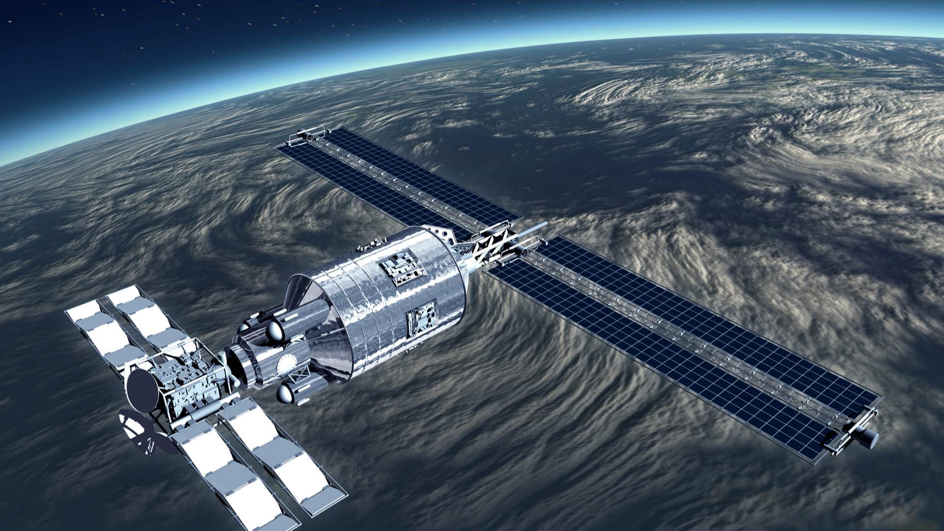 stazione spaziale- satelliti