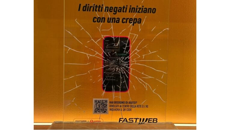 violenza di genere fastweb vodafone