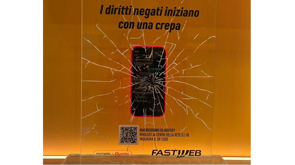 violenza di genere fastweb vodafone