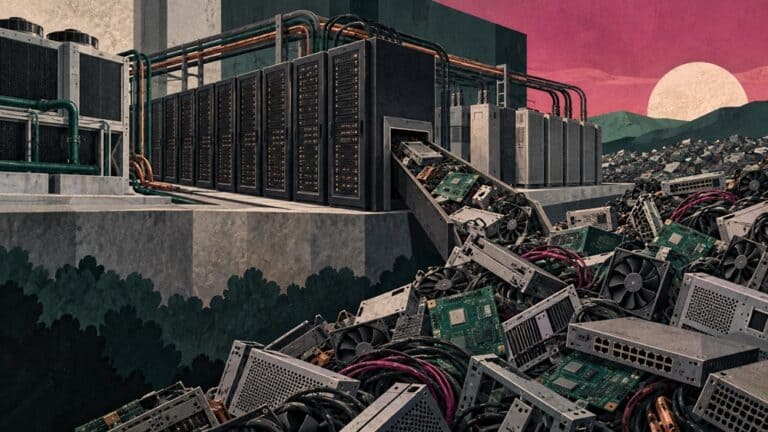 rifiuti elettronici dell’AI