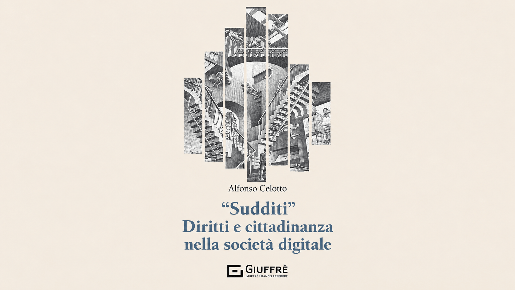 Copertina minimal con incisione surreale