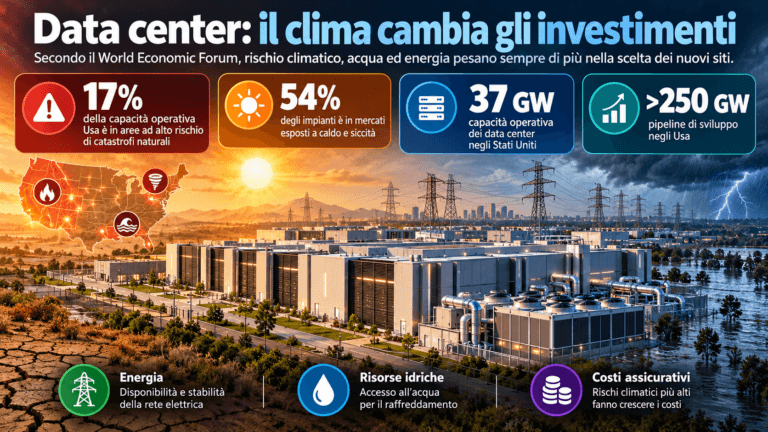 Data center tra clima e investimenti